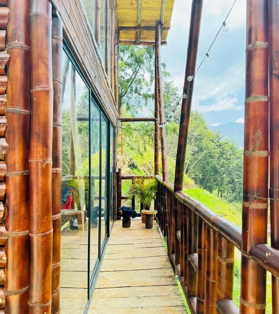 Camping Bamboo Lodge, Vista Privilegiada A Las Montanas Medellín